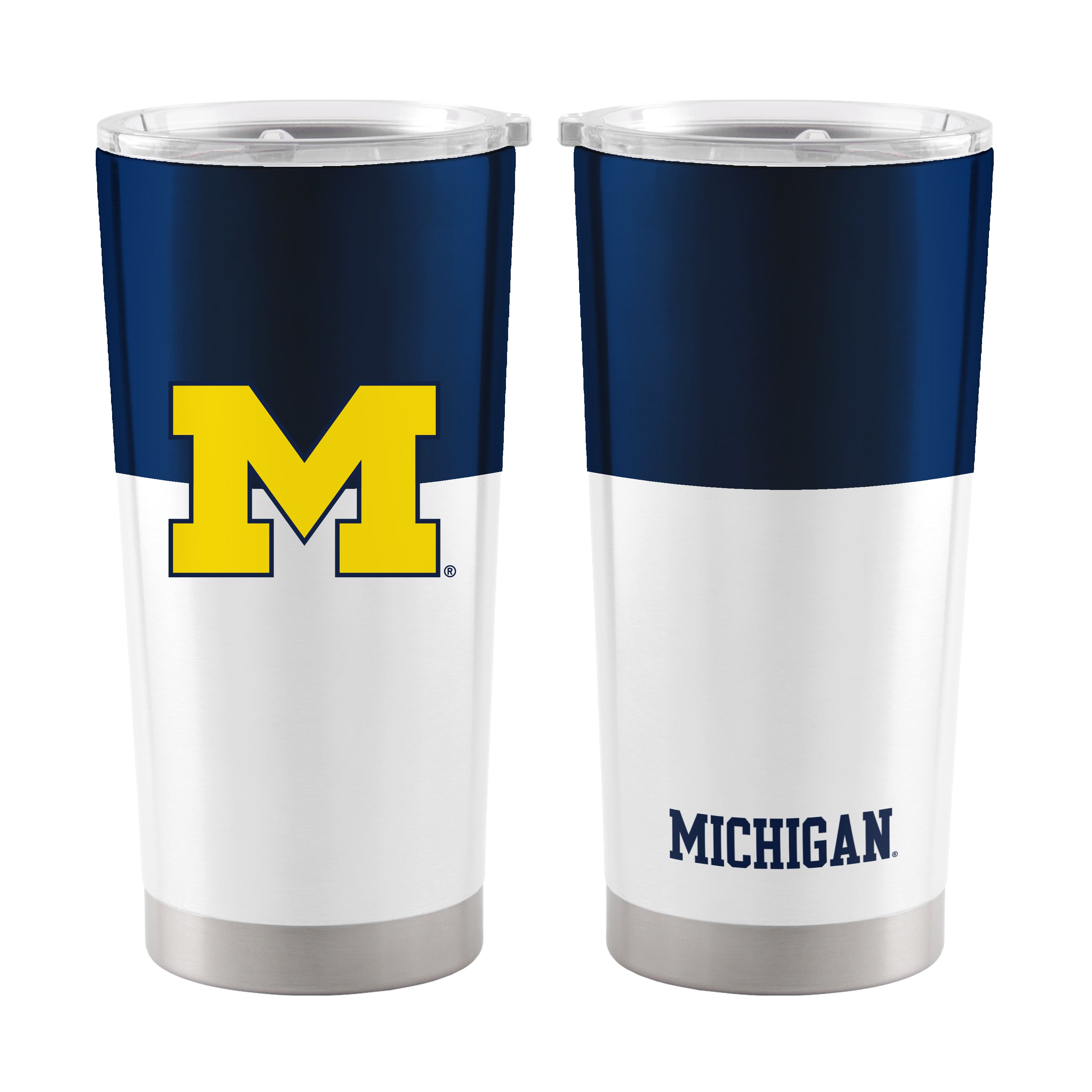 Michigan Colorblock 20oz Stainless Tumbler