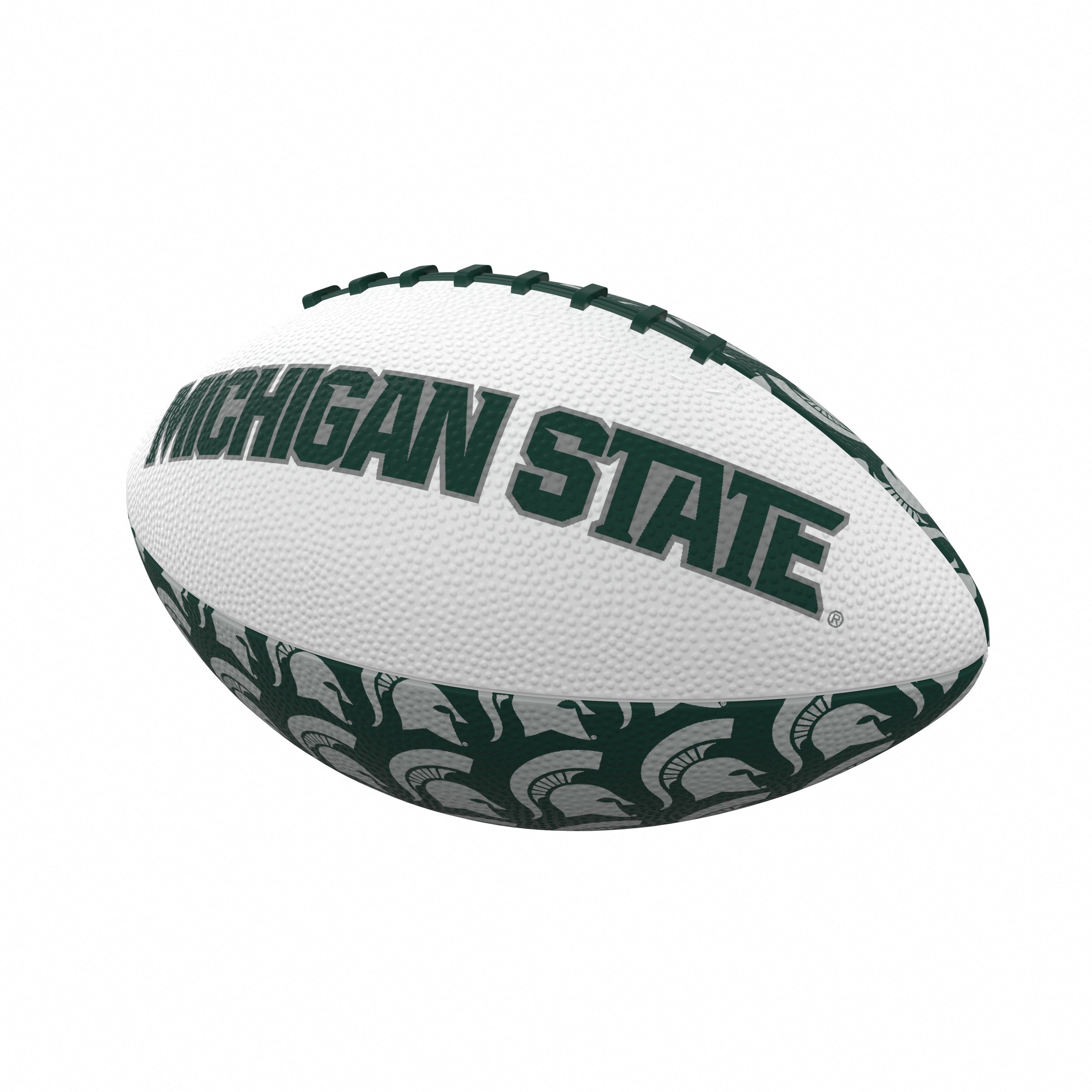 Michigan State Repeating Mini-Size Rubber Football