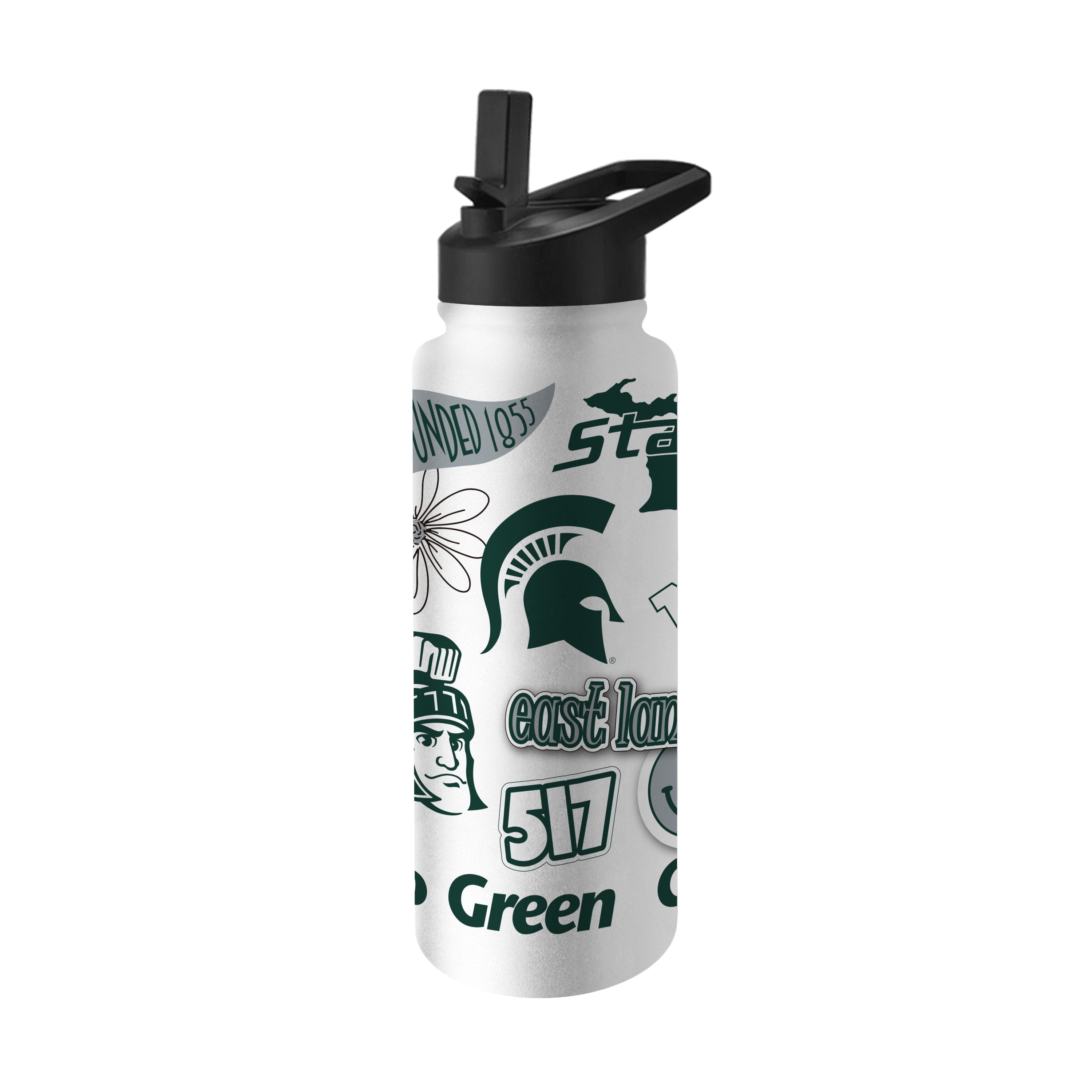 Michigan State 34oz Native Quencher Bottle