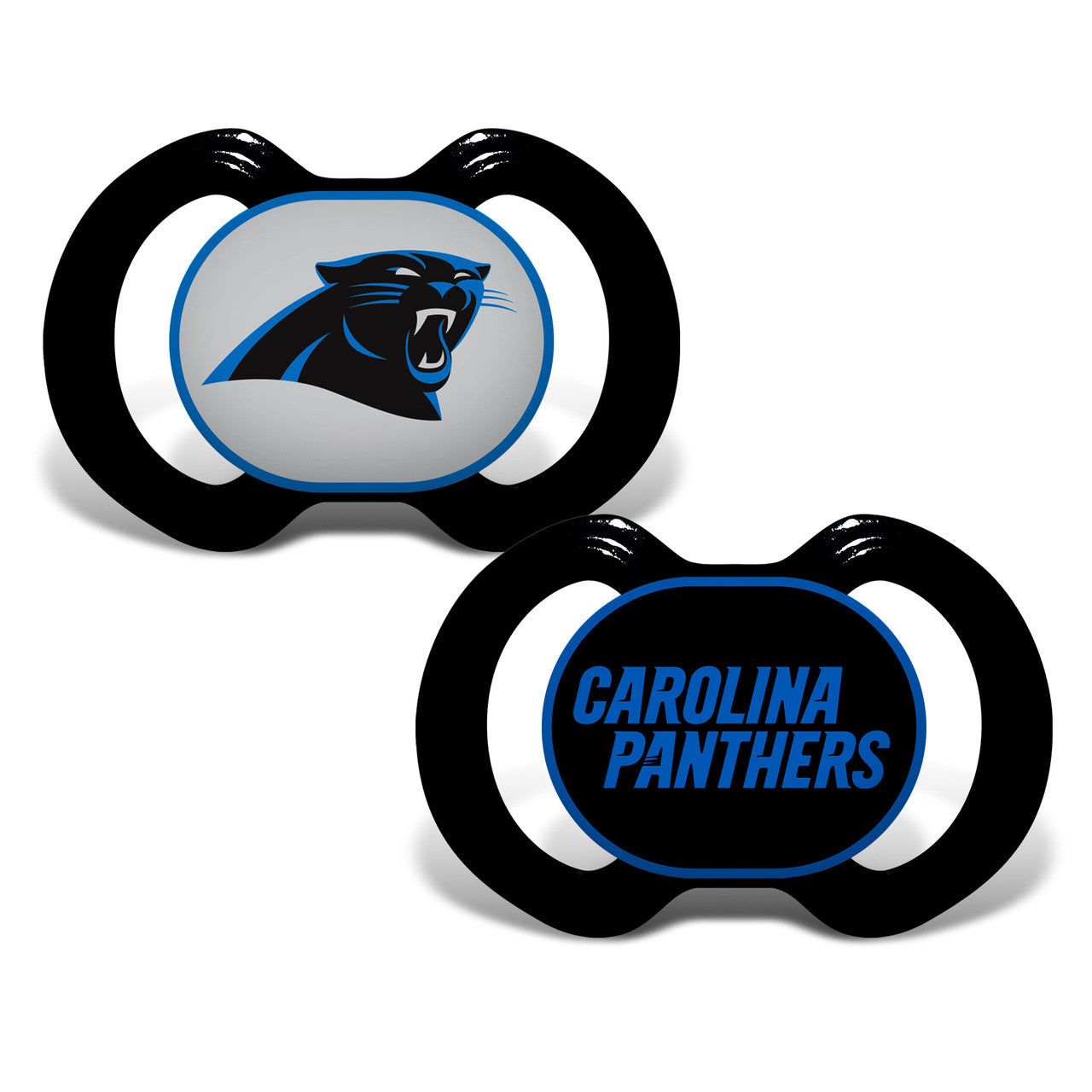 Carolina Panthers Pacifier 2 Pack - Sports Collectibles, Sports Memorabilia, Sports Fan Shop, Sports Gifts
