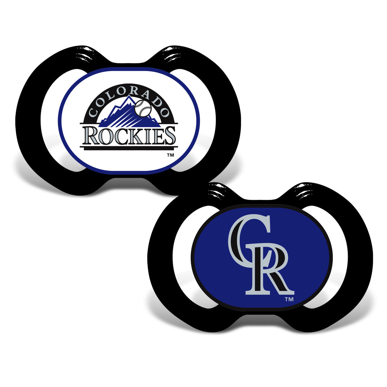 Colorado Rockies Pacifier 2 Pack - Special Order - Sports Collectibles, Sports Memorabilia, Sports Fan Shop, Sports Gifts