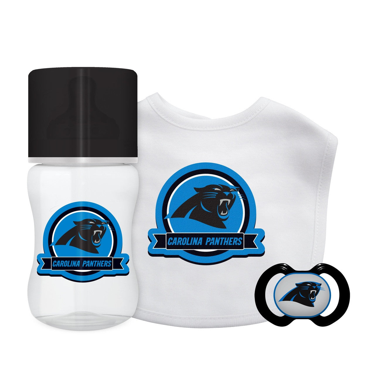 Carolina Panthers Baby Gift Set 3 Piece - Sports Collectibles, Sports Memorabilia, Sports Fan Shop, Sports Gifts