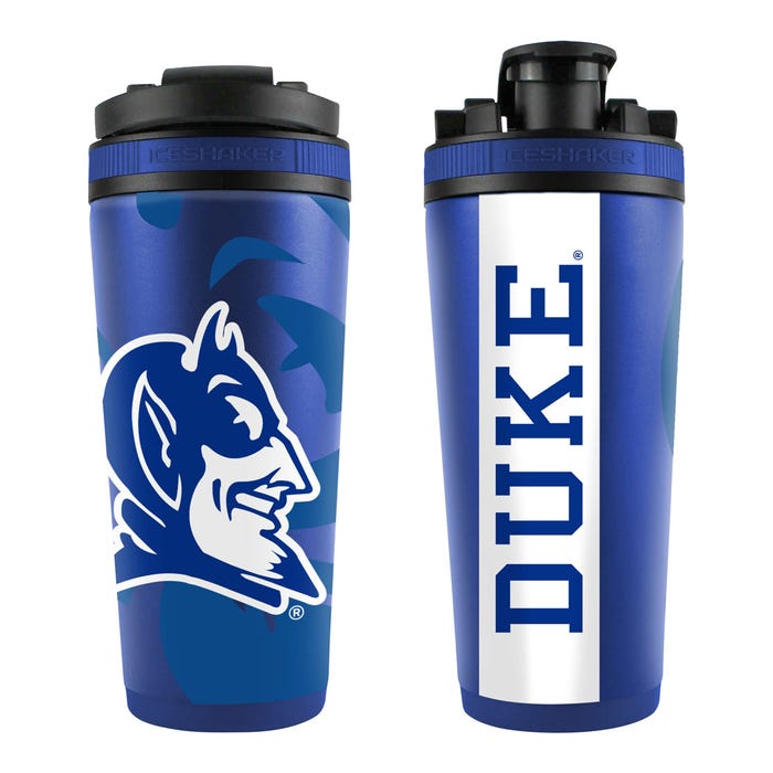 Duke Blue Devils 26oz 4D Stainless Steel Ice Shaker - Sports Gifts, Sports Memorabilia, Sports Collectibles, Fan Shop