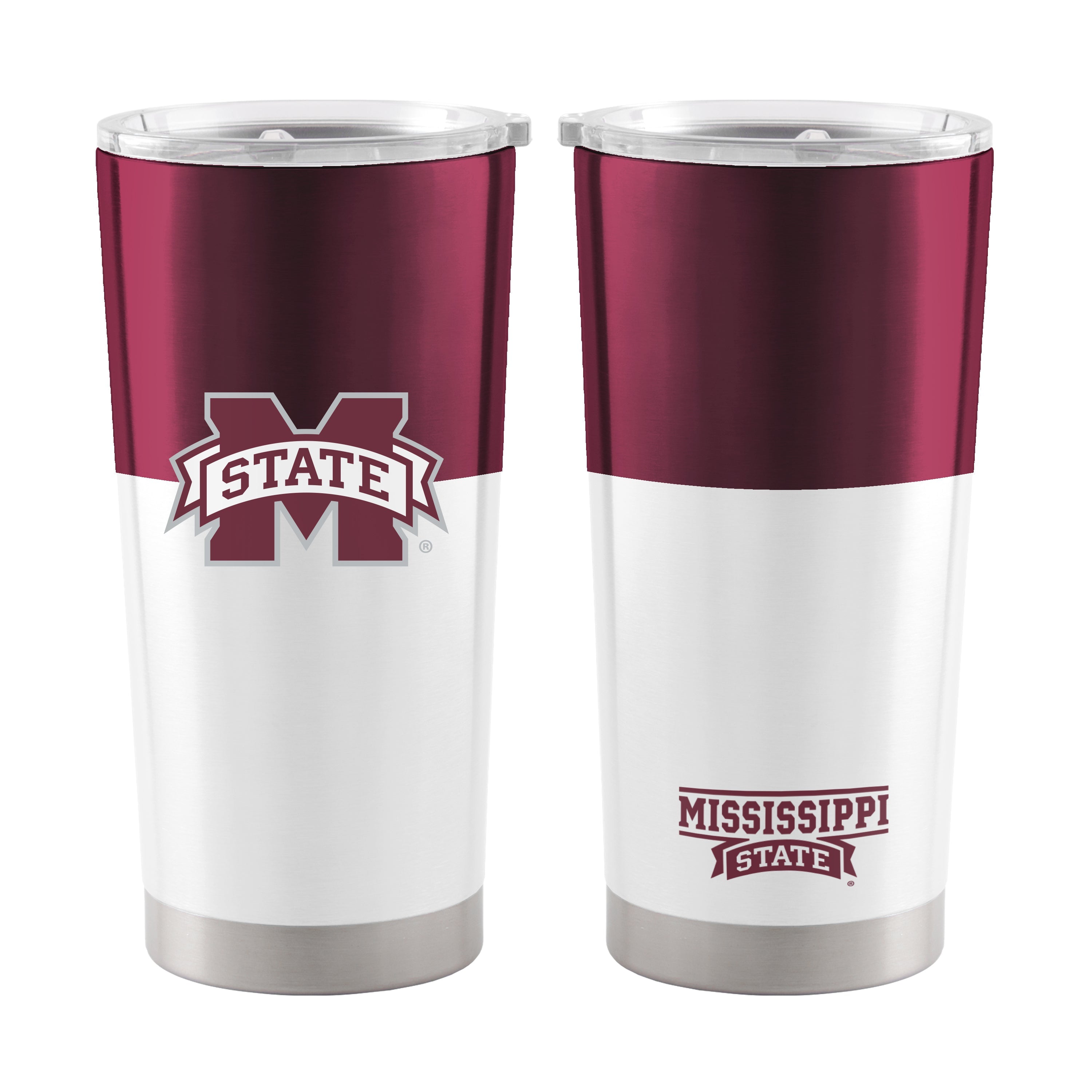 Mississippi State Colorblock 20oz Stainless Tumbler