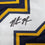 Autographed/Signed Natrone Means Los Angeles San Diego Navy Blue Football Jersey Beckett BAS COA