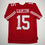 Autographed/Signed Pierre Garcon San Francisco Red Football Jersey Beckett BAS COA