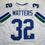 Autographed/Signed Ricky Watters Seattle White Football Jersey Beckett BAS COA