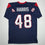 Autographed/Signed Christian Harris Houston Blue Football Jersey Beckett BAS COA