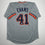 Autographed/Signed Darrell Evans 1984 WS Champs Detroit Grey Baseball Jersey JSA COA