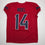 Autographed/Signed Jaylin Noel Houston Red Pro Cut Football Jersey JSA COA