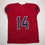 Autographed/Signed Jaylin Noel Houston Red Pro Cut Football Jersey JSA COA