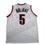 Autographed/Signed Jrue Holiday Portland White Basketball Jersey Beckett BAS COA