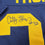 Autographed/Signed Anthony Thomas Michigan Blue College Football Jersey JSA COA