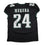 Autographed/Signed Andrew Mukuba Philadelphia Black Pro Cut Football Jersey JSA COA