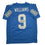 Autographed/Signed Jameson Williams Detroit Blue Football Jersey Beckett BAS COA