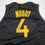Autographed/Signed Moses Moody Golden State Black Basketball Jersey Beckett BAS COA