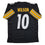Autographed/Signed Roman Wilson Pittsburgh Black Football Jersey Beckett BAS COA