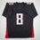 Autographed/Signed Kyle Pitts Atlanta Black Football Jersey Beckett BAS COA