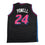 Autographed/Signed Norman Powell Miami Black Vice City Basketball Jersey Beckett BAS COA