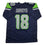 Autographed/Signed Elijah Arroyo Seattle Navy Blue Football Jersey JSA COA