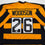 Autographed/Signed Rod Woodson HOF 09 Pittsburgh Bumbe Bee Football Jersey Beckett BAS COA