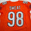 Autographed/Signed Montez Sweat Chicago Orange Pro Cut Football Jersey JSA COA