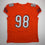 Autographed/Signed Montez Sweat Chicago Orange Pro Cut Football Jersey JSA COA