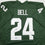 Autographed/Signed Le'Veon LeVeon Bell Michigan State Green College Football Jersey Beckett BAS COA