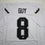 Autographed/Signed Ray Guy HOF 14 Oakland Las Vegas White Football Jersey JSA COA