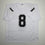 Autographed/Signed Ray Guy HOF 14 Oakland Las Vegas White Football Jersey JSA COA