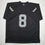 Autographed/Signed Ray Guy HOF 14 Oakland Las Vegas Black Football Jersey JSA COA