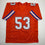 Autographed/Signed Randy Gradishar Denver Orange Football Jersey JSA COA