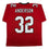 Autographed/Signed Jamal Anderson Atlanta Red Football Jersey Beckett BAS COA