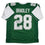 Autographed/Signed Bill Bradley Philadelphia Kelly Green Football Jersey Beckett BAS COA