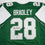 Autographed/Signed Bill Bradley Philadelphia Kelly Green Football Jersey Beckett BAS COA