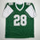 Autographed/Signed Bill Bradley Philadelphia Kelly Green Football Jersey Beckett BAS COA
