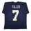 Autographed/Signed Will Fuller Notre Dame Blue College Football Jersey JSA COA