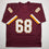 Autographed/Signed Russ Grimm HOF 2010 Washington Maroon Football Jersey JSA COA