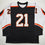 Autographed/Signed Peter Forsberg Philadelphia Black Hockey Jersey JSA COA
