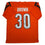 Autographed/Signed Chase Brown Cincinnati Orange Football Jersey Beckett BAS COA
