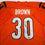 Autographed/Signed Chase Brown Cincinnati Orange Football Jersey Beckett BAS COA