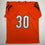 Autographed/Signed Chase Brown Cincinnati Orange Football Jersey Beckett BAS COA
