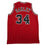 Autographed/Signed Charles Oakley Chicago Red Basketball Jersey JSA COA