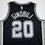 Autographed/Signed Manu Ginobili San Antonio Spurs Black Authentic Basketball Jersey JSA COA