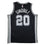 Autographed/Signed Manu Ginobili San Antonio Spurs Black Authentic Basketball Jersey JSA COA