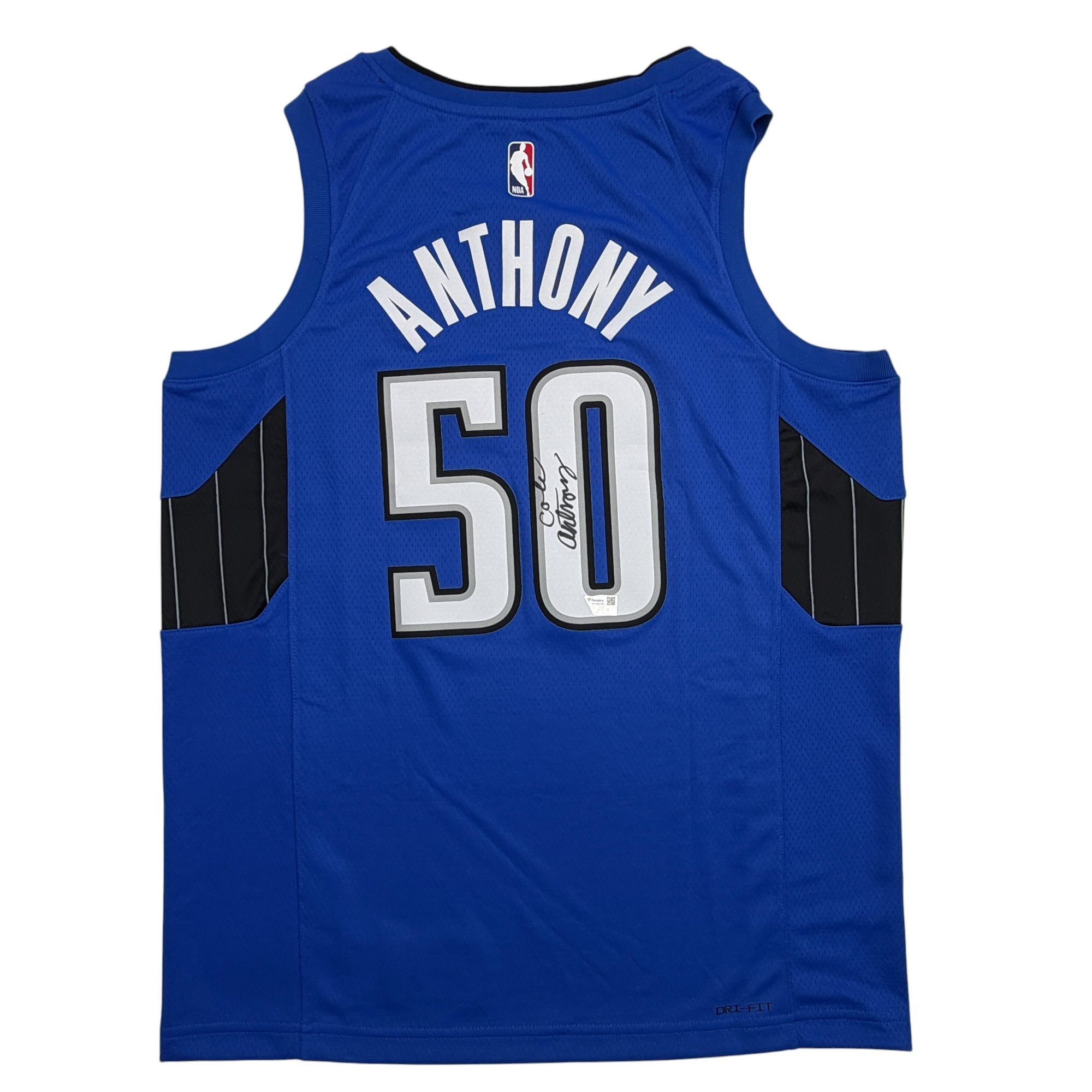 Autographed/Signed Cole Anthony Orlando Magic Blue Authentic Basketball Jersey Fanatics COA