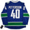 Autographed/Signed Elias Pettersson Vancouver Canucks Blue Authentic Hockey Jersey Fanatics COA