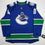 Autographed/Signed Elias Pettersson Vancouver Canucks Blue Authentic Hockey Jersey Fanatics COA