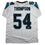 Autographed/Signed Shaq Thompson Carolina White Football Jersey JSA COA