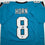 Autographed/Signed Jaycee Horn Carolina Blue Football Jersey Beckett BAS COA